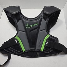Nike Vapor 2.0 Lacrosse Chest Pad Liner Sz Youth Med 9-13 Adjustable Bla... - $460.63 MXN