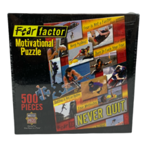 Fear Factor 500 Piece Motivational Puzzle Courage, by Master Pieces NEW Sealed - $11.88
