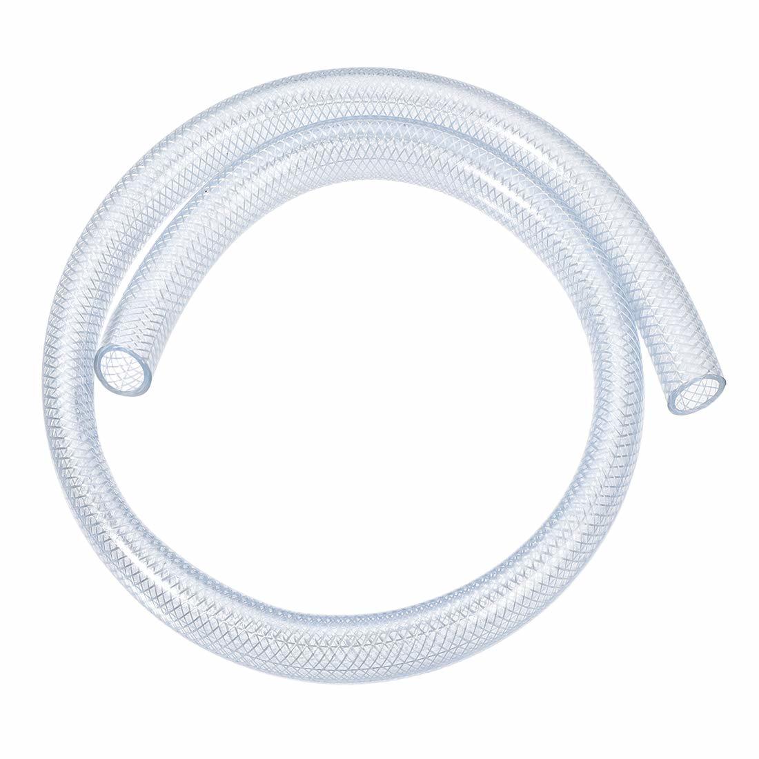 Uxcell Pvc Tubing 3/4 Inch X 3.3 Ft Clear Braided Flexible High-Pressure... - $31.94