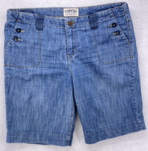 Levi Strauss Shorts Misses Size 16 Signature Denim Jeans  Blue Pants Vin... - $14.84