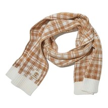 Timberland Buffalo Plaid Scarf, 10&quot;x68&quot; Wheat Tan White Unisex New Comfy... - $200.04 MXN