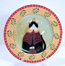 Oneida Holiday Cats FIDDLESTIX  Replacement Salad Dessert Plate Christmas Cat - £8.75 GBP