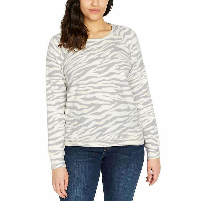 Primary image for Buffalo Ladies’ Printed Cozy Top Color: White/Medium