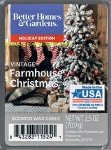 Vintage Farmhouse Christmas Better Homes and Gardens Scented Wax Cubes T... - $4.00