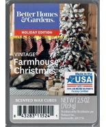 Vintage Farmhouse Christmas Better Homes and Gardens Scented Wax Cubes T... - £3.14 GBP