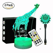 Night Lights for Kids,Baby Night Light Giraffe + Flexible USB Light - £13.61 GBP