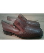 MENS MONDO&#39;S SHOES Size 9 Brown LEATHER LION&#39;s HEAD SIDE ZIPPERS ITALY P - €12,15 EUR