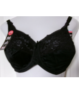 Lilyette Minimizer Underwire Bra Size 40C Black Style LY0428 - €19,51 EUR