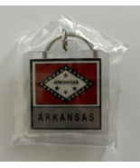 Arkansas State Flag Key Chain 2 Sided Key Ring - £3.95 GBP
