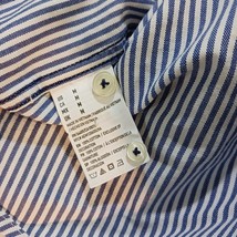American Eagle Outfitters Classic Fit Men's Blue & White Stripes Shirt Sz Medium image 7