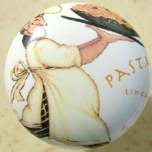 Cabinet Knobs W/ Pasta Chef Misc - $4.55