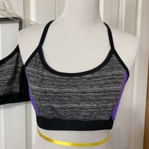 Athletic Sports Bra RBX Size Large Netted Back Set of 2 Bras Racerback S... - £10.29 GBP