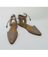 Lucky Brand Shoes Beige Flats Lace Mabonnee Womens Size US 7 M / EU 37 - $44.50