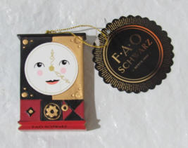 F-A-O Schwarz Clock Ornament with Face by Department 56 - £15.16 GBP