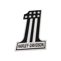 Harley Davidson Motors Cycles Decals Vinyl Sticker Black and White - $5.93