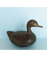 Cute vintage two tone metal duck trinket box - £11.87 GBP