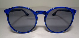 McQ by Alexander McQueen MQ0038SA Blue Silver New Women&#39;s Sunglasses - £154.28 GBP