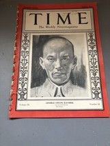 Magazine Time.  General Chiang Kai-Shek April 4 1927  From Bound - £389.23 GBP