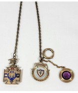Patriotic Order Sons of America Antique Watch Fob Hadley Quality - $757.92 CAD