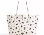 New Coach CP073 City Tote With Floral Print Chalk Multi - $151.91