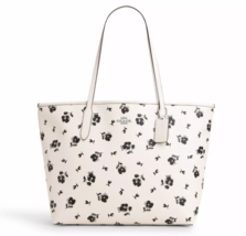 New Coach CP073 City Tote With Floral Print Chalk Multi - £121.27 GBP