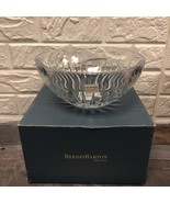Reed &amp; Barton Soho Lead Crystal 8 1/2&quot; Bowl Czech Republic NEW - $50.41