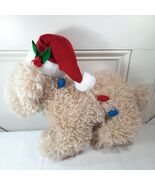 Kirklands Goldendoodle Christmas Pillow plush Dog puppy golden retriever... - $60.56 CAD