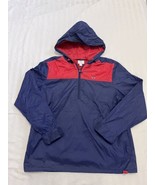 Vineyard Vines x Target Pullover Jacket Windbreaker Med Men Blue Red Hoo... - £14.68 GBP