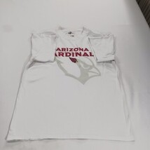 NFL Team Apparel Arizona Cardinals Football T-Shirt Men's M White Short Sleeve image 15