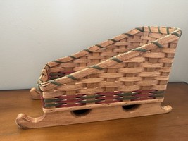 Christmas Sleigh Centerpiece Amish Woven Oak Decorative 17” Santa Sleigh... - €30,61 EUR Christmas Sleigh Centerpiece Amish Woven Oak Decorative 17” Santa Sleigh... - €30,61 EUR