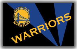 Golden State Warriors Basketball Team Super Flag Star&amp;Strup 90x150cm3x5f... - $19.09 CAD