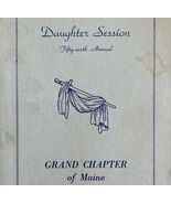 Order Of The Eastern Star 1948 Masonic Daughter Session Maine Vol XVIII E47 - $111.75 CAD