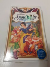 Walt Disney&#39;s Masterpiece Snow White And The Seven Dwarfs VHS Tape - £2.35 GBP