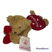Bobby Boxer Plush Valentines Day Hallmark Bunnies By the Bay 2002 Stuffed Animal - £8.50 GBP