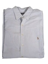 Ralph Lauren Mens Iconic Oxford Blue White Stripes Polo Shirt 2XLT Tall - £35.41 GBP