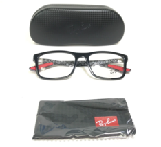 Ray-Ban Eyeglasses Frames RB8908 2000 Black Square Carbon Fiber 53-18-145 - $111.98