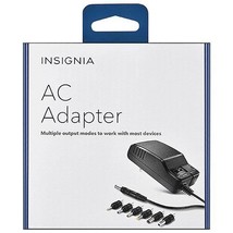 Insignia AC to DC Power Adapter with 7 Connector Tips NS-AC501 600mA max... - £10.03 GBP