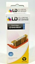 LD CLI-251XL Ink Compatible Canon Cartridge Sealed Yellow - £3.31 GBP