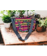 Lily Bloom Multicolor Crossbody Purse In Geometric Print Grey Faux Leather - $442.66 MXN