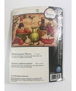 Dimensions Mediterranean Flavors Counted Cross Stitch Kit 14 Count Aida 7”x 5” - $11.82 CAD
