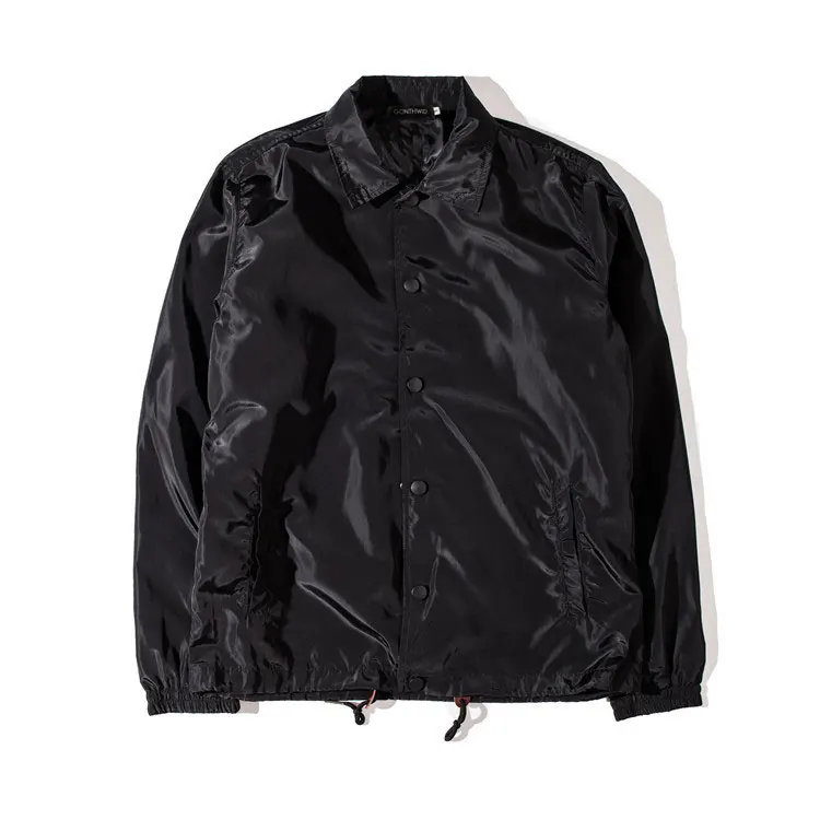 GONTHWID Hip Hop Windbreaker  Jacket Streetwear Mens  Plain Blank Thin Coat Hara - £163.81 GBP