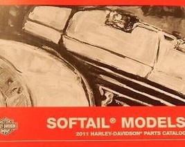 2011 Harley Davidson Softail Modèles Parties Catalogue Manuel Livre OEM ... - £78.16 GBP
