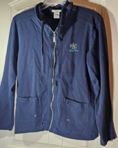 Isle of Palms South Carolina Jacket XL Navy Blue Netting on Shoulders - $14.84
