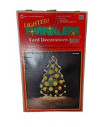Impact Plastics Christmas Tree Lighted Twinklers 32&quot; Yard Sign Decor Lig... - £55.05 GBP