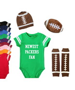 Green Bay  Packers Newest Fan Onesie Set - $22.00+