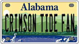 Crimson Tide Fan Alabama Novelty Mini Metal License Plate Tag - $14.95