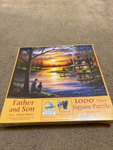 NEW Chuck Black &quot;Father and Son&quot;  Buffalo 1000 Piece Jigsaw Puzzle 27” X... - $9.49