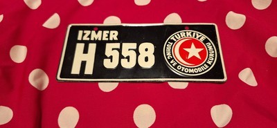 1950&#39;s Wheaties Post Cereal Premium Prize Bicycle License Plate Izmer Tu... - £8.23 GBP