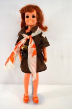 Crissy Fashions Doll Red Hair w/ Girl Guide Outfit 1968 Ideal - £53.12 GBP