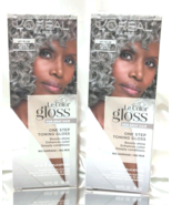 Lot of 2 L’Oreal Paris Le Color Gloss 1-Step Toning Hair Gloss  Silver S... - $308.35 MXN